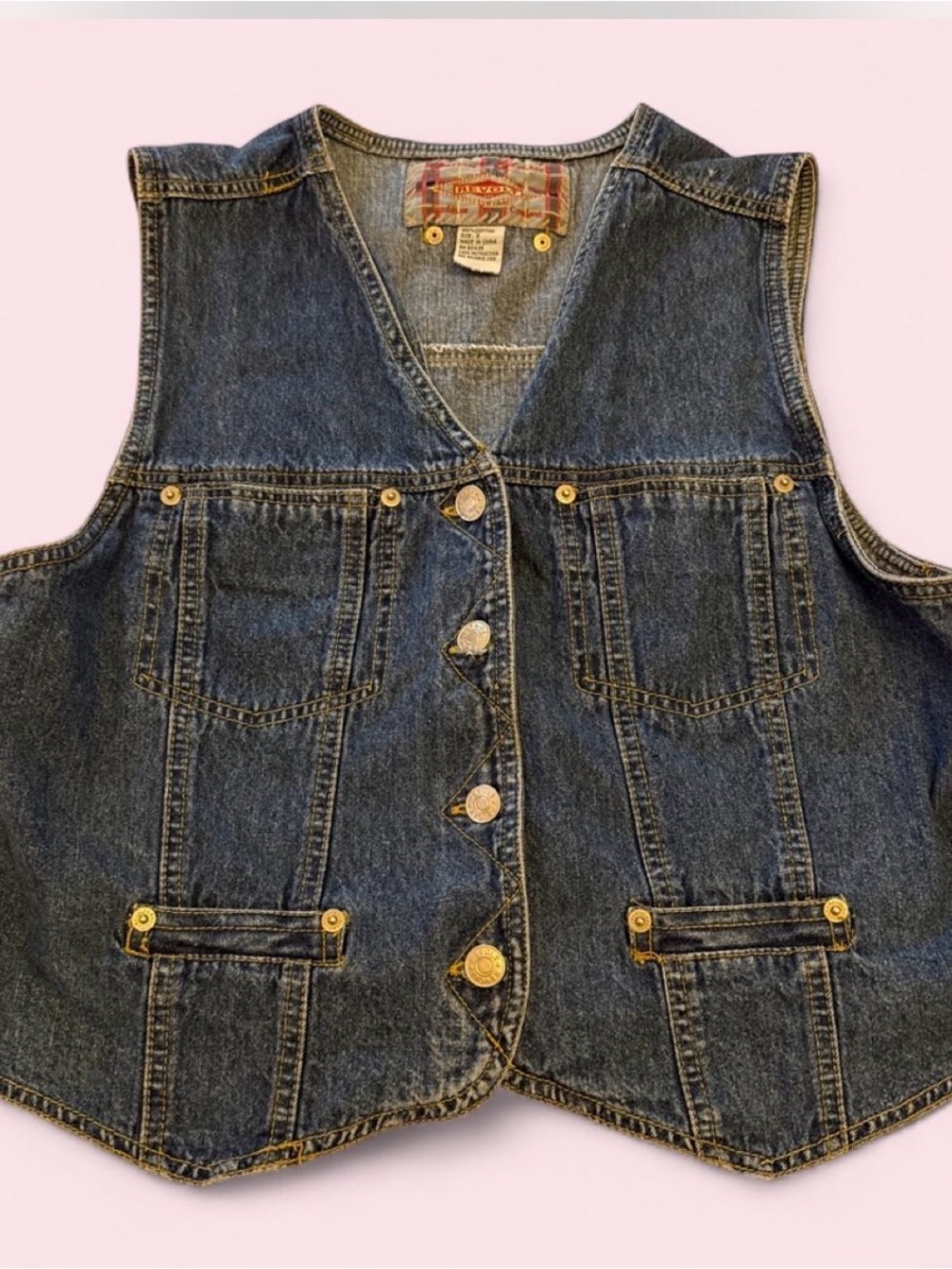 Vintage Revolt denim vest